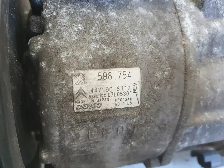 Peugeot 308 1.4 VTi SPRĘŻARKA KLIMATYZACJI pompa 598754