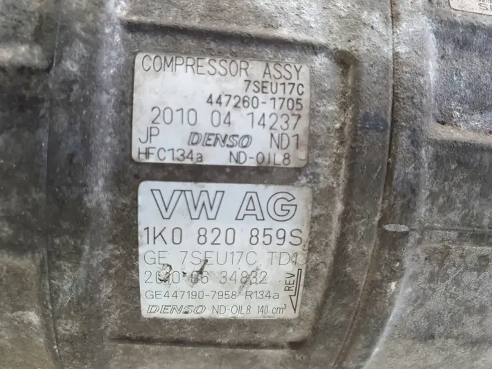 VW Passat B6 1.6 FSI SPRĘŻARKA KLIMATYZACJI 1K0820859S