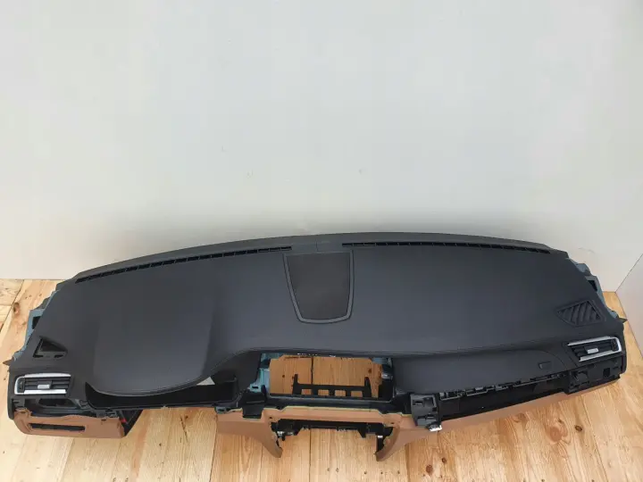 BMW F01 DESKA ROZDZIELCZA KONSOLA SKÓRA SKÓRZANA