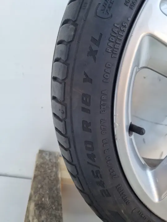 Audi FELGA ALUMINIOWA KOŁO ZAPASOWE zapas R18 5x112 ET43 4F0601025DC