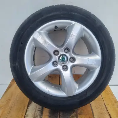 Skoda Fabia FELGA ALUMINIOWA KOŁO ZAPASOWE zapas R15 5x100 ET43 5J0601025A