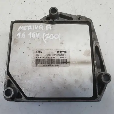 Opel Meriva A 1.6 16V STEROWNIK SILNIKA Komputer 12230740 FCCY