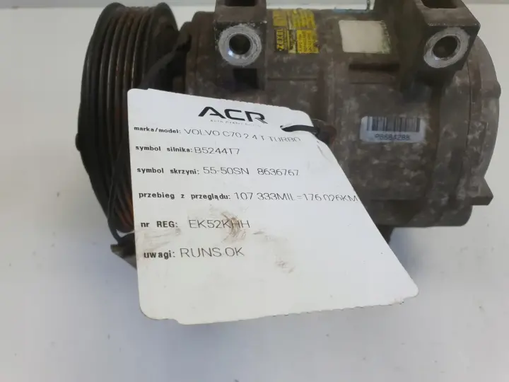 Volvo C70 2.4 T SPRĘŻARKA KLIMATYZACJI