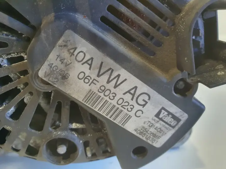 VW Golf V 1.9 TDI ALTERNATOR valeo 06F903023C 140A