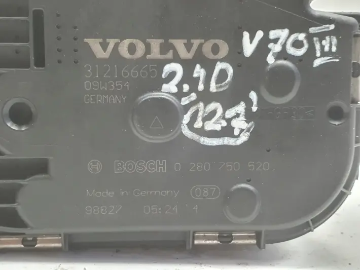 Volvo V70 III XC70 II 2.4 D5 PRZEPUSTNICA 31216665