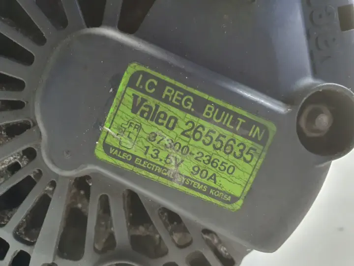 Hyundai Coupe II 2.0 16V ALTERNATOR valeo 2655635 90A