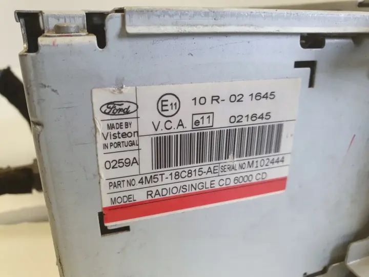 Ford C-Max I Focus mk2 RADIOODTWATRZACZ CD radio 4M5T-18C815-AE