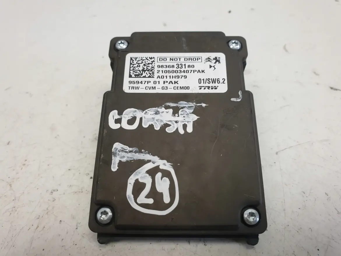 Opel Corsa F KAMERA RADAR PRZÓD 9836833180