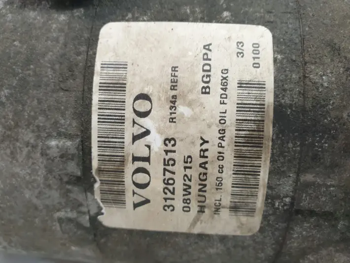Volvo V70 III 2.0 16V SPRĘŻARKA KLIMATYZACJI pompa