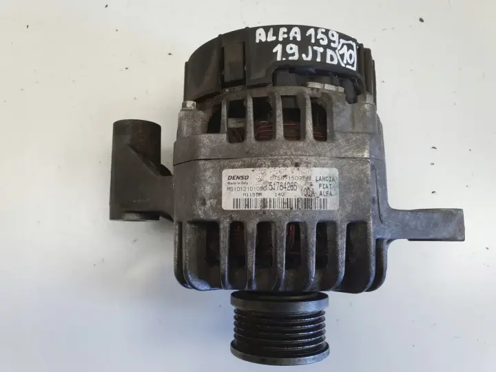 Alfa Romeo 159 1.9 JTD ALTERNATOR 51764265 denso 100A