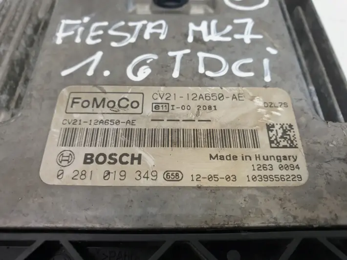 Fiesta MK7 1.6 TDCI STEROWNIK SILNIKA komputer