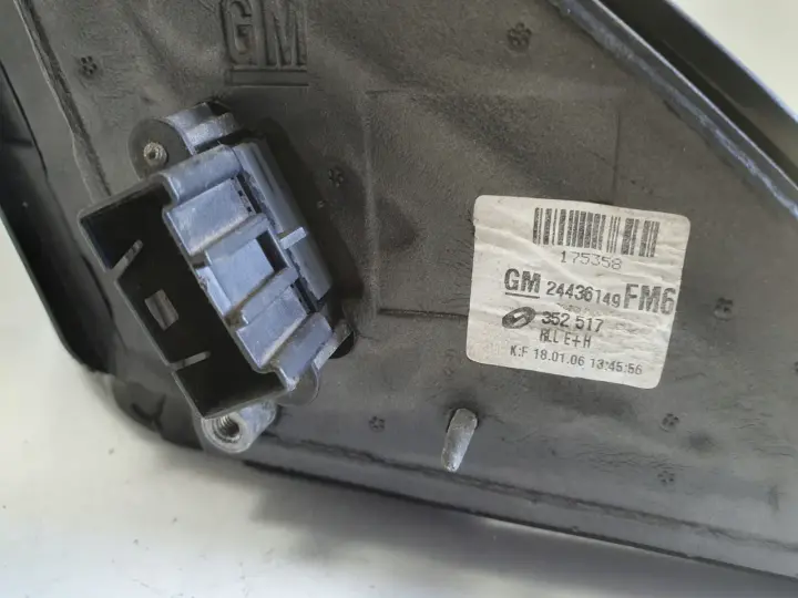 Opel Vectra C Signum LUSTERKO LEWE KIEROWCY 5 pin pinów 24436149