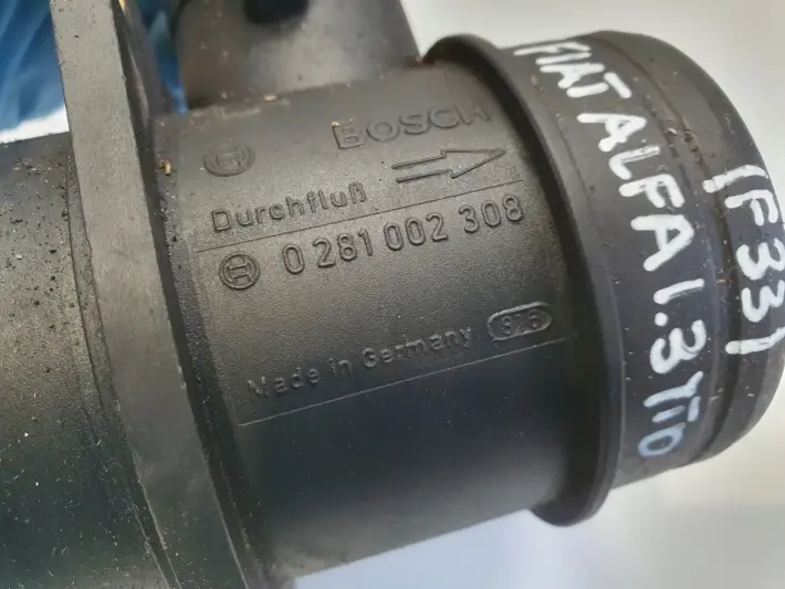 Fiat Stilo 1.9 JTD PRZEPŁYWOMIERZ POWIETRZA 0281002308