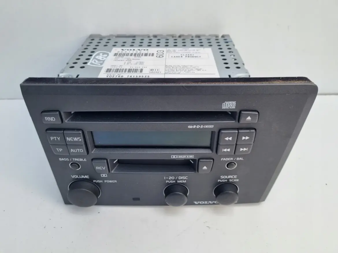 Volvo S60 I XC70 I V70 II RADIOODTWARZACZ CD Radio HU-603 8651152
