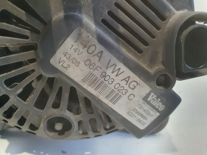 Audi A3 II 8P 2.0 TFSI ALTERNATOR 06F903023C valeo