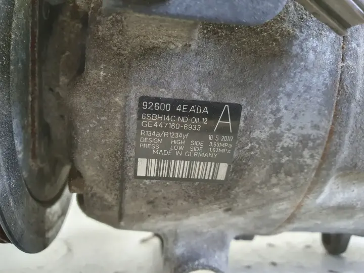 Nissan Qashqai J11 1.5 DCI SPRĘŻARKA KLIMATYZACJI pompa 92600 4EA0A