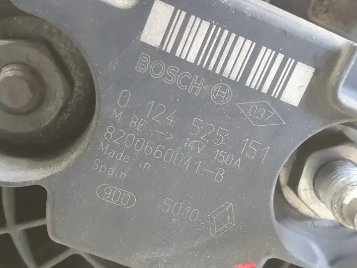 Renault Scenic III 1.9 DCI ALTERNATOR Bosch 0124525151 150A