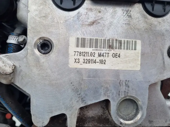 SILNIK KOMPLET BMW E87 2.0 D DIESEL 169tyś M47D20 204D4