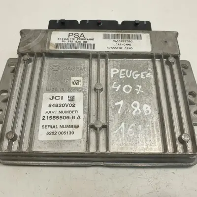 PEUGEOT 407 1.8 16V STEROWNIK SILNIKA 9655997380