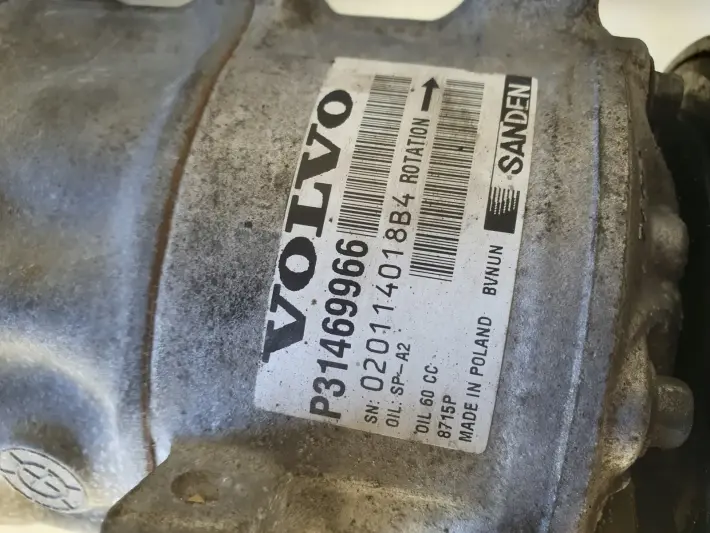 Volvo V90 II 2.0 D3 SPRĘŻARKA KLIMATYZACJI P31469966