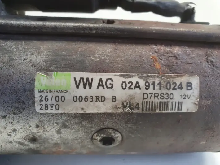 Audi A3 8L Golf IV 1.9 TDI ROZRUSZNIK valeo 02A911024B D7RS30