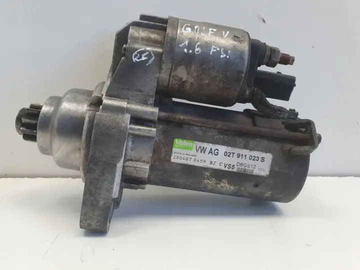 Vw Golf V 1.6 FSI ROZRUSZNIK valeo 02T911023S D6GS12