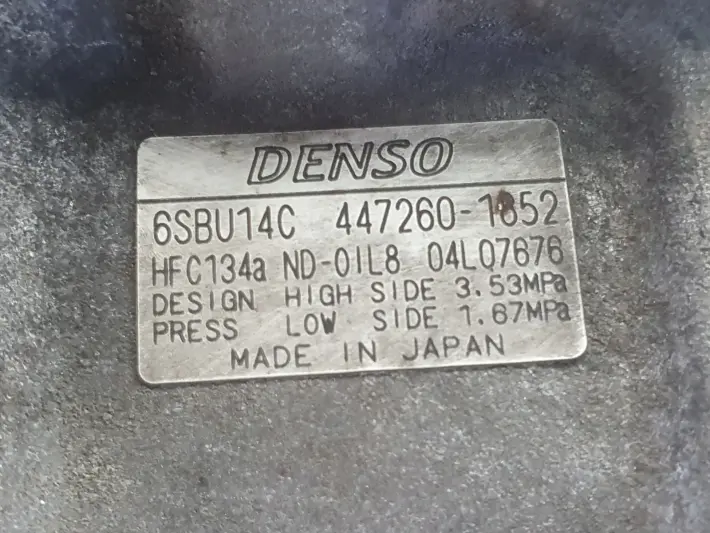 BMW E60 2.0 D SPRĘŻARKA KLIMATYZACJI pompa 447260-1852