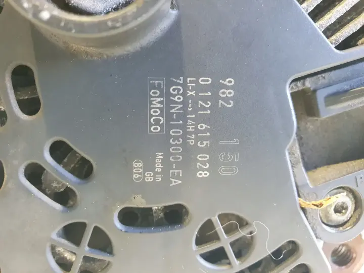 Ford Mondeo MK4 2.0 TDCI ALTERNATOR 7G9N-10300-EA 0121615028