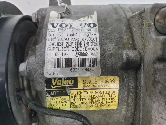 Volvo S80 II 3.2 SPRĘŻARKA KLIMATYZACJI 30780460