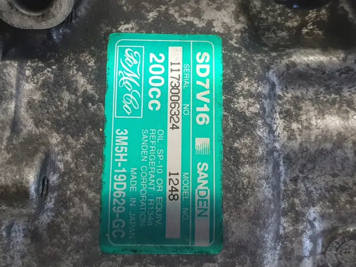 Ford Focus MK2 II 1.6 TDCI SPRĘŻARKA KLIMATYZACJI 3M5H-19D629-GC