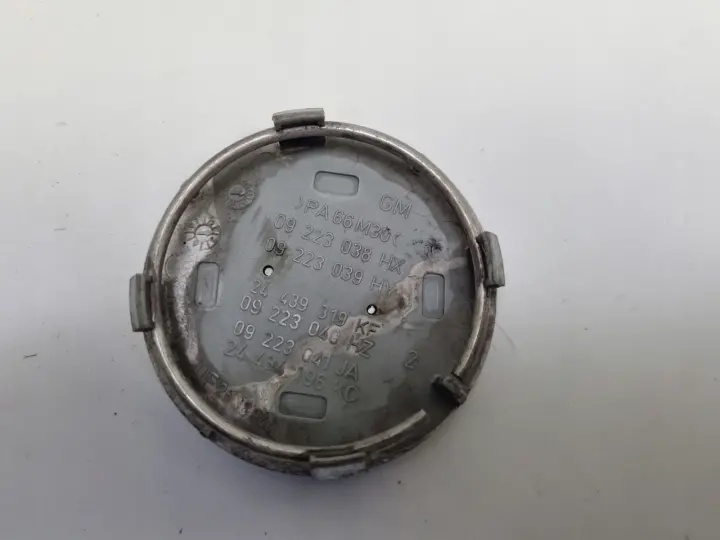 Opel Vauxhall DEKIELEK FELGI Kapsel kołpak 09223038HX 09223039HY 60mm