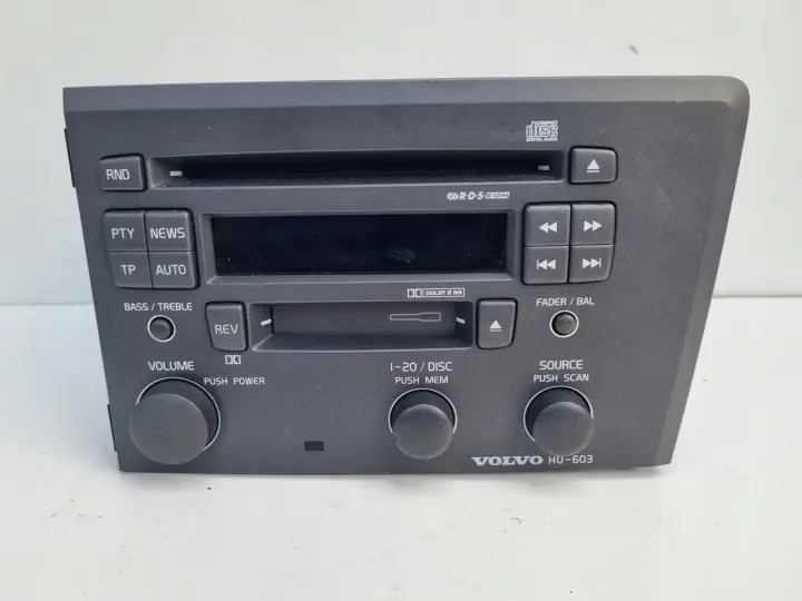 Volvo S60 I XC70 I V70 II RADIOODTWARZACZ CD Radio HU-603 8651152