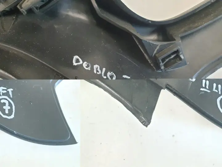 Fiat Doblo II lift DEKOR KONSOLI ŚRODKOWEJ ramka