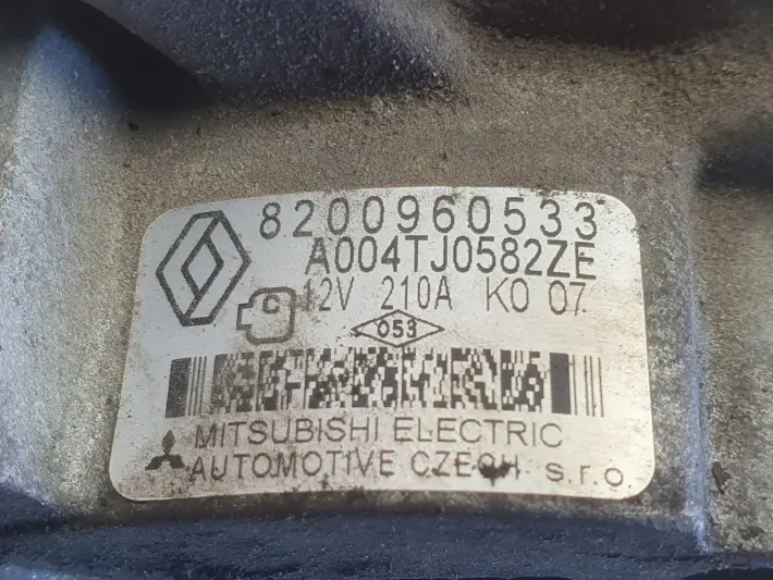 Renault Megane III Scenic III 1.5 DCI ALTERNATOR 8200960533 210A