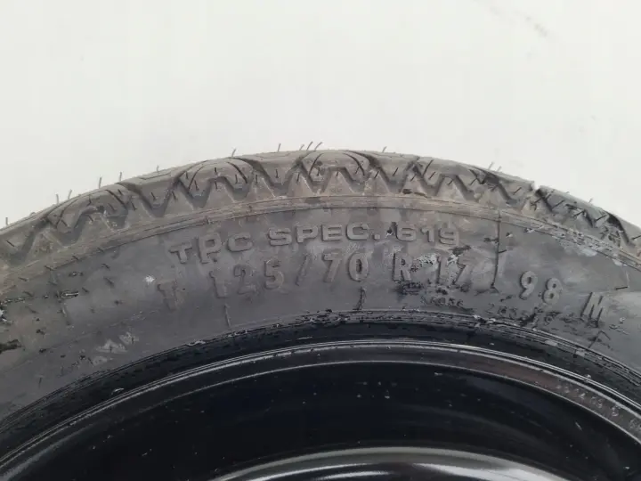 Opel Insignia A KOŁO DOJAZDOWE dojazdówka 125/70 R17 5x120 17X4.00B IS41