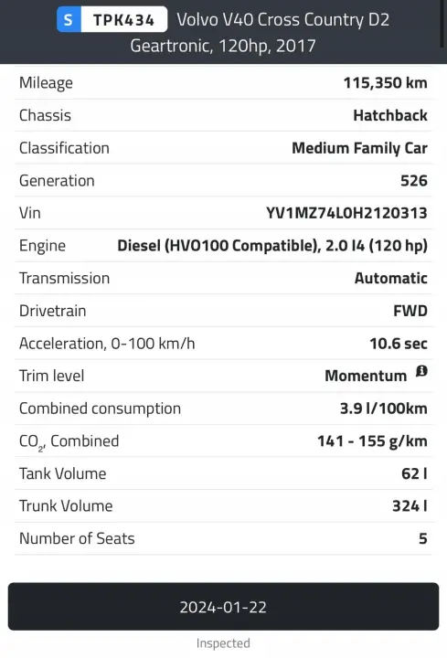 Volvo S60 II V60 2.0 D D2 AUTOMATYCZNA SKRZYNIA BIEGÓW 1285202 TF-71SC