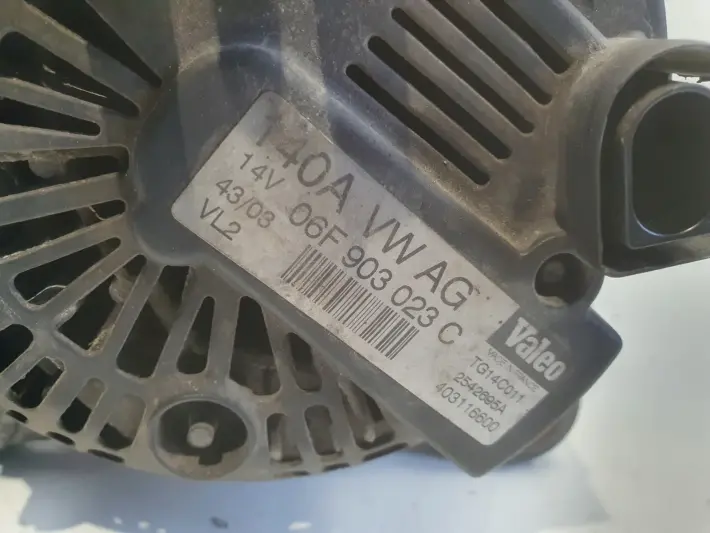 Audi A3 II 8P 2.0 TFSI ALTERNATOR 06F903023C valeo