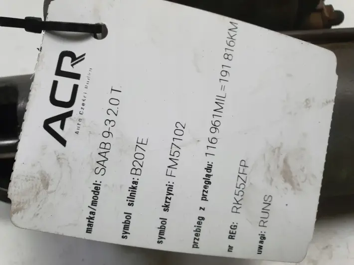 Saab 93 9-3 II 2.0 T ROZRUSZNIK 55353996