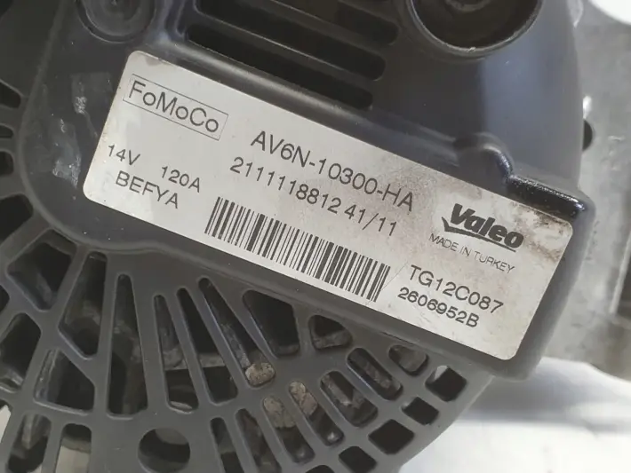 Ford Focus MK3 III 1.6 16V ALTERNATOR valeo AV6N-10300-HA 120A