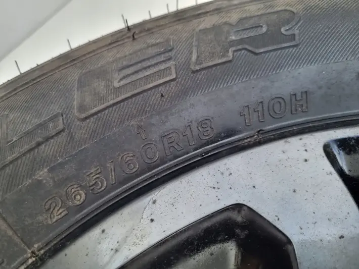 Toyota Hilux VIII KOŁO ZAPASOWE Zapas alufelga 265/60 R18 6x139,7