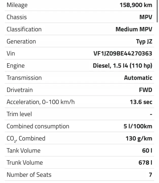 Renault Megane III 1.5 DCI AUTOMATYCZNA SKRZYNIA BIEGÓW automat DC4001