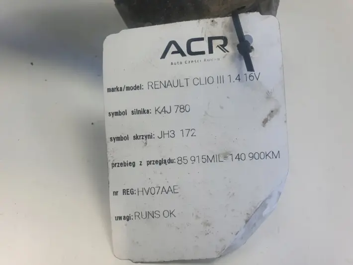 Renault Clio III 1.4 16V ROZRUSZNIK 8200584837 M000T45371ZT