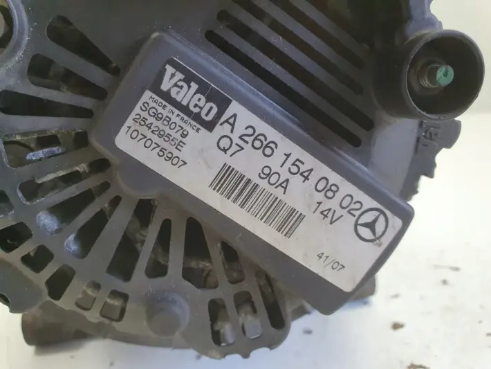 Mercedes W169 1.7 8V ALTERNATOR A2661540802 90A valeo