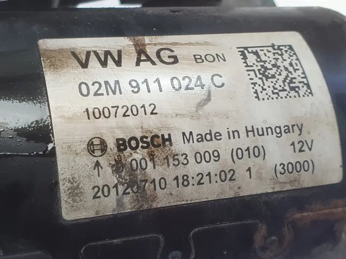 VW Passat B7 2.0 TDI ROZRUSZNIK bosch 02M911024C