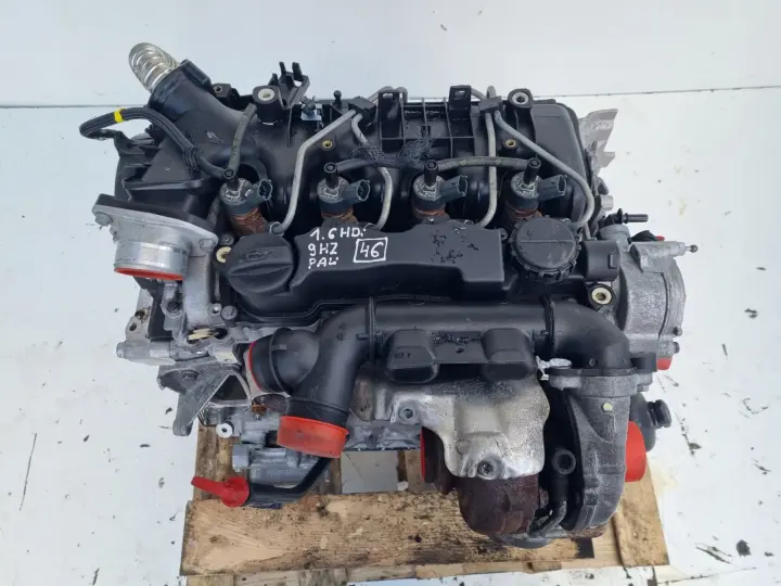 SILNIK KOMPLET Citroen C5 III 1.6 HDI 109KM ładnie pali 9HZ
