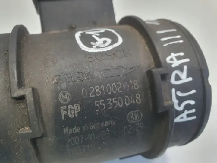 Opel Astra III H 1.7 CDTI PRZEPŁYWOMIERZ 0281002618 55350048