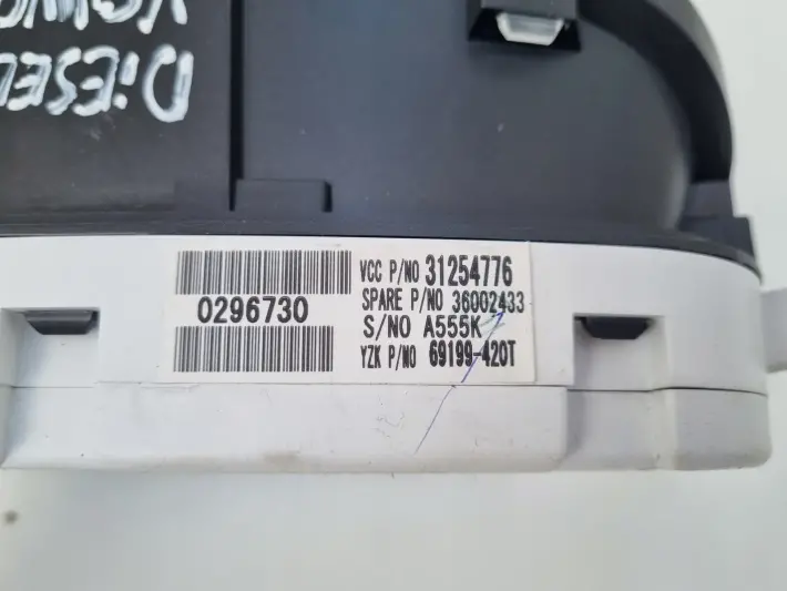 Volvo V50 S40 II 1.6 2.0 D LICZNIK ZEGARY Europa 31254776 36002433