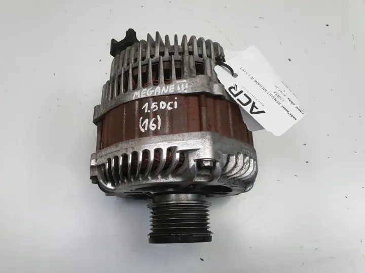 Renault Megane III Scenic III 1.5 DCI ALTERNATOR 8200960533 210A