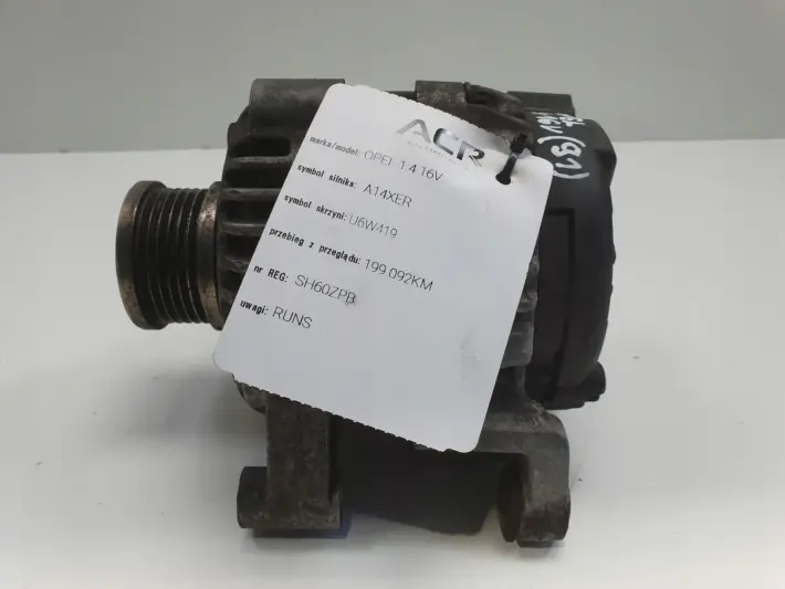 Opel Astra IV J 1.4 16V ALTERNATOR 13500582 100A