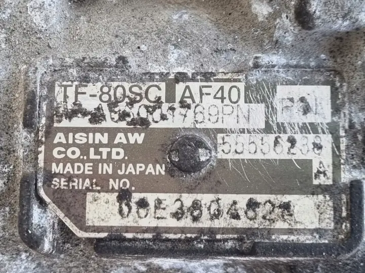Opel Vectra C 1.9 CDTI 8V AUTOMATYCZNA SKRZYNIA BIEGÓW TF-80SC 55556238